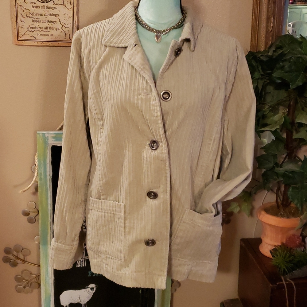 Studio Works Corduroy Jacket Size Large